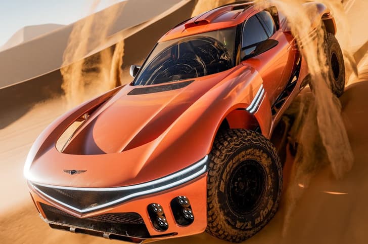 Genesis X Skorpio Concept driving