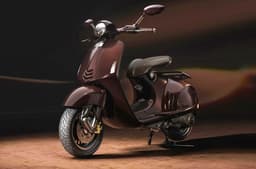 Vespa 946 horse edition scooter front left side static in studio