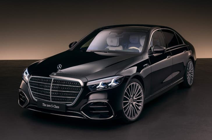 2026 Mercedes-Benz S-Class facelift front three quarter
