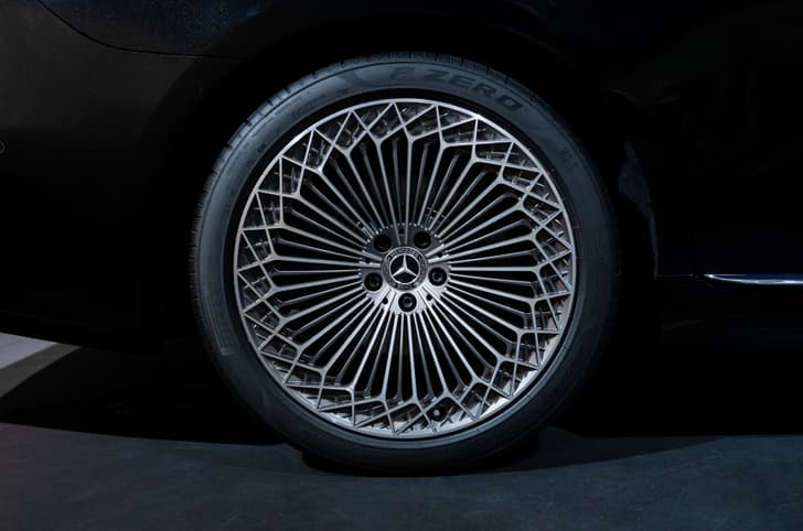 2026 Mercedes-Benz S-Class facelift 50-spoke wheels