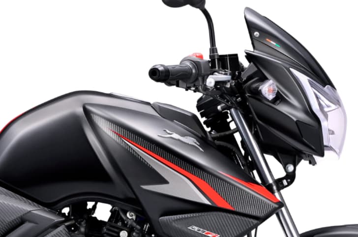 TVS Apache RTR 160 side profile