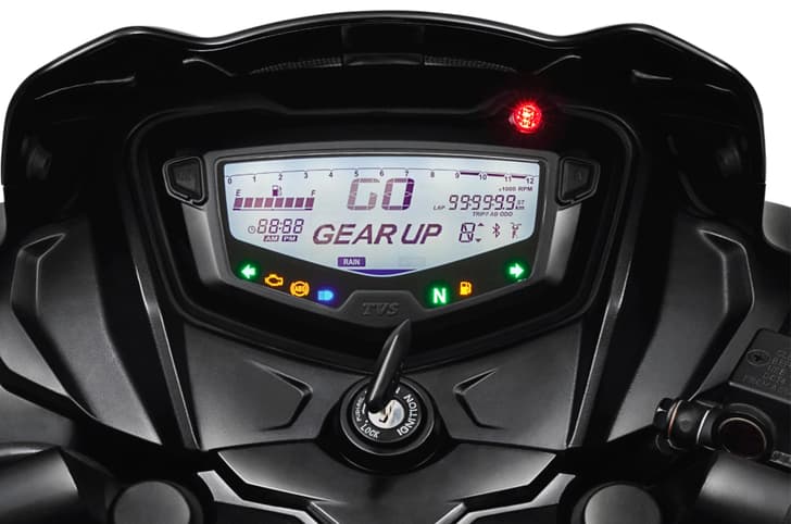 TVS Apache RTR 160 LCD dash