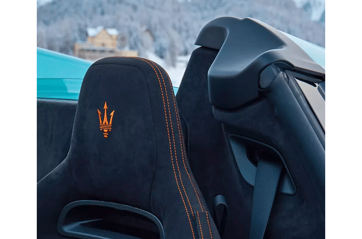 Maserati McPura Cielo Frozen Magma edition interior seats
