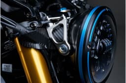 MV Agusta Rush Titanio headlight detail shot