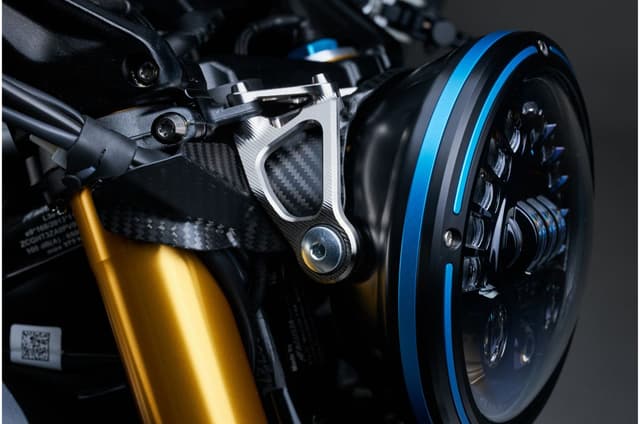 MV Agusta Rush Titanio headlight detail shot