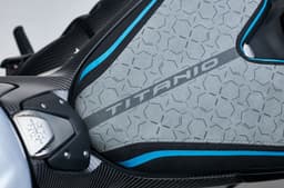 MV Agusta Rush Titanio seat detail shot