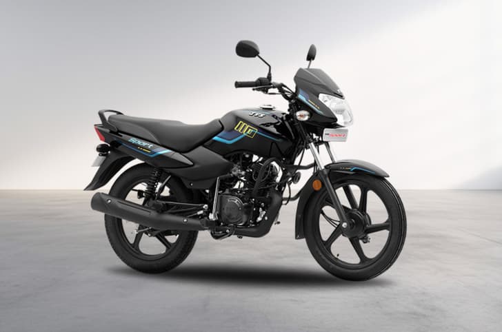 TVS Sport front three quarter