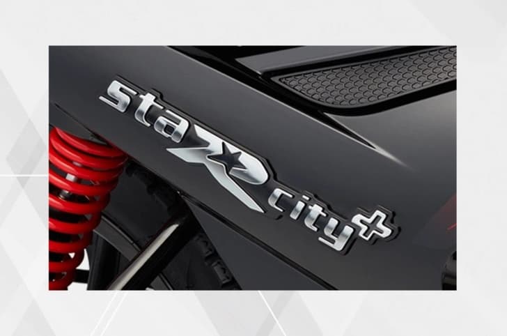 TVS Star City Plus badge