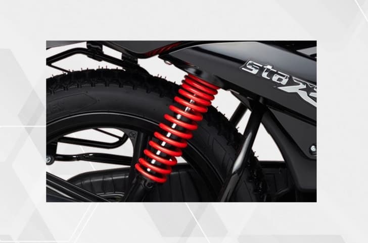 TVS Star City Plus suspension