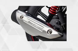 TVS Star City Plus exhaust