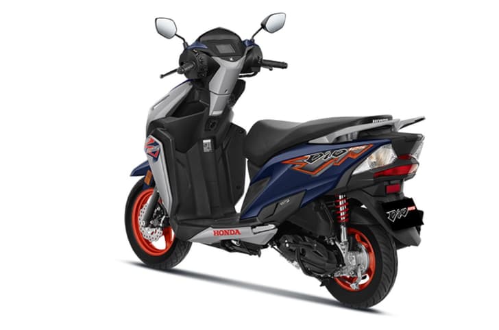 Honda Dio 125 X-edition left side rear static in studio