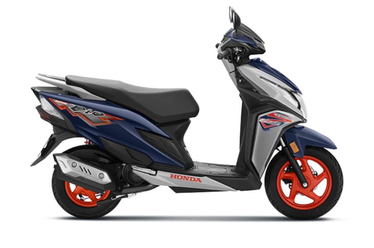 Honda Dio 125 X-edition right side profile static in studio