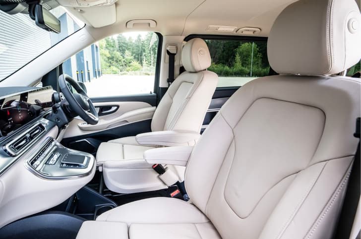 Mercedes-Benz V-Class front seats