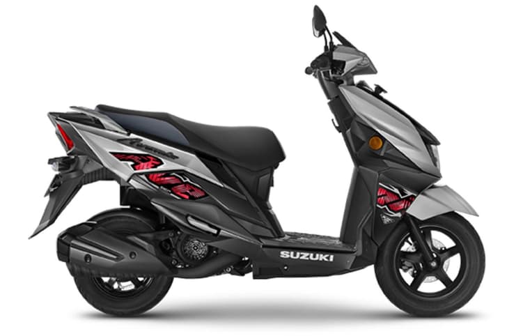 Suzuki Avenis grey right side profile static in studio