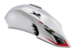 TVS Apache RTR 160 4V Pearl White (USD fork variant)