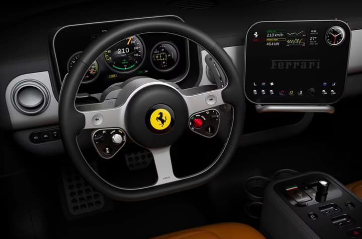 ferrari luce ev interior in studio