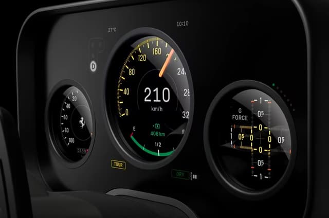 ferrari luce ev interior in studio