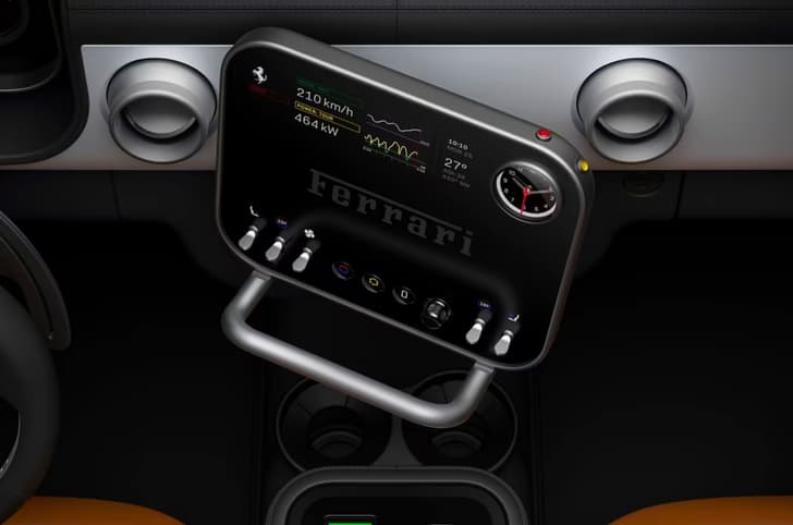 ferrari luce ev interior in studio