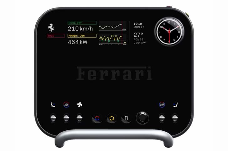 ferrari luce ev interior in studio