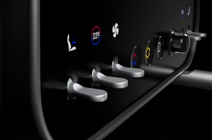 ferrari luce ev interior in studio