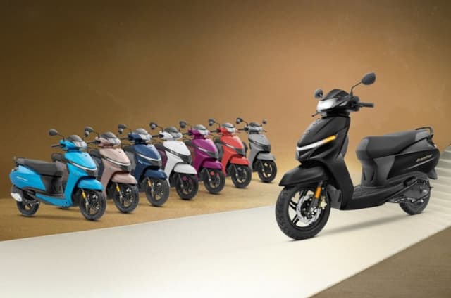 TVS Jupiter 110 colours image gallery