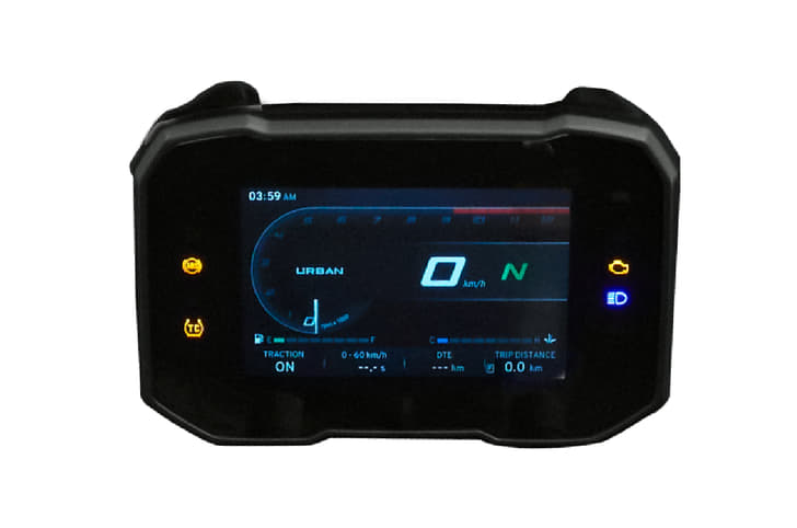 Studio image of TVS Apache RTR 200 4V TFT on a white background