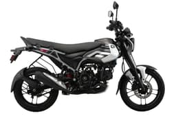 Bajaj Freedom grey right profile static in studio
