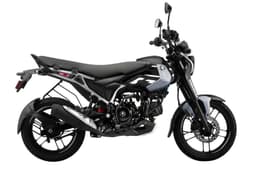 Bajaj Freedom black right profile static in studio