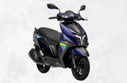 Studio image of TVS Ntorq 125 on white background