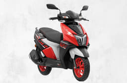 Studio image of TVS Ntorq 125 on white background