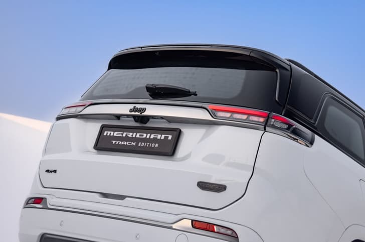Jeep Meridian Track Edition tail gate