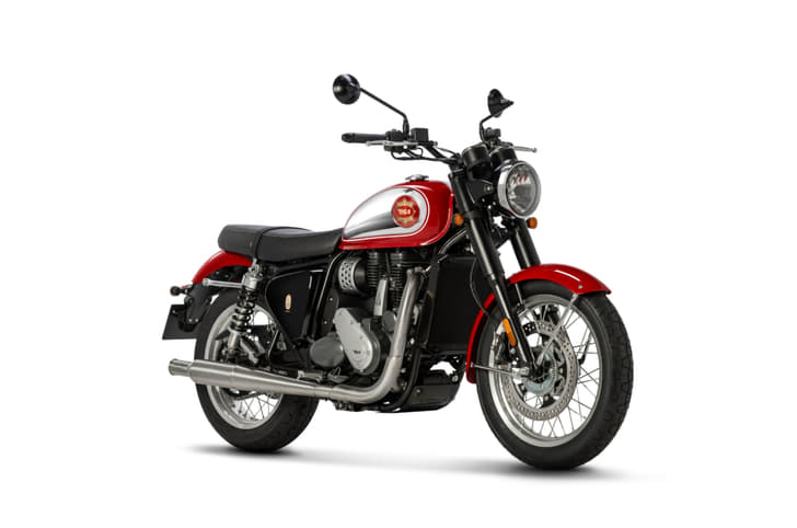BSA Gold Star 650 on a white background