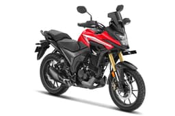 Honda NX200 front right side static in studio