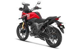 Honda NX200 rear left side static in studio