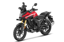 Honda NX200 front left side static in studio