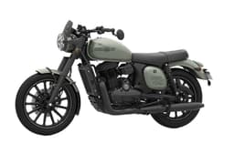 Jawa 42 front three quarter matte green