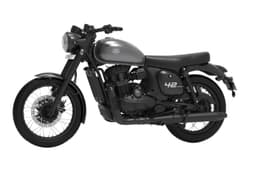 Jawa 42 front three quarter matte grey