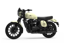 Jawa 42 front three quarter Ivory white