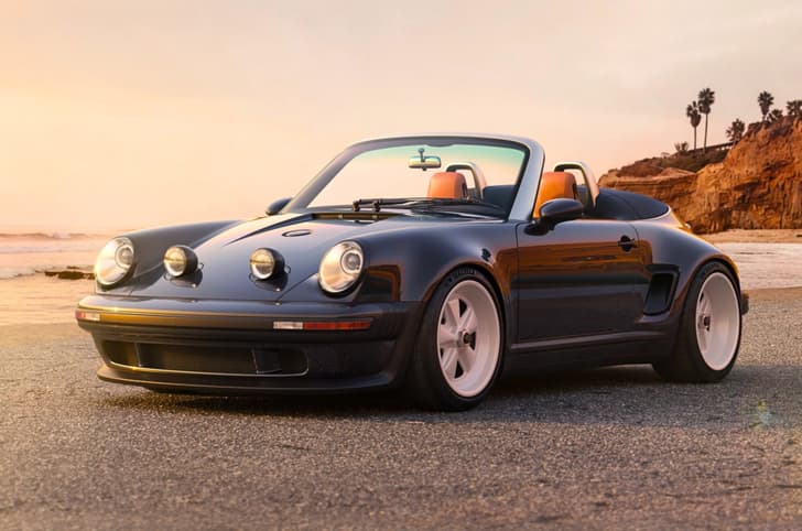 Porsche 911 Carrera Cabriolet by Singer in Pacific Blue