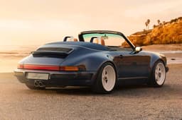Porsche 911 Carrera Cabriolet by Singer rear three quarter