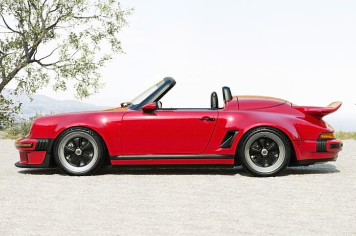 Porsche 911 Carrera Cabriolet by Singer side profile