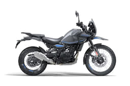 Side profile of Himalayan 450 on a white background