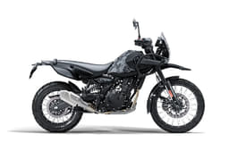 Side profile of Himalayan 450 on a white background