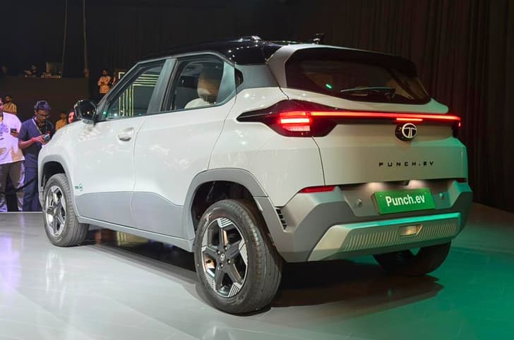 Tata Punch EV lights