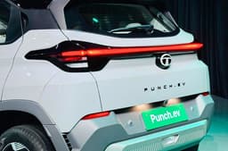 Tata Punch EV lights