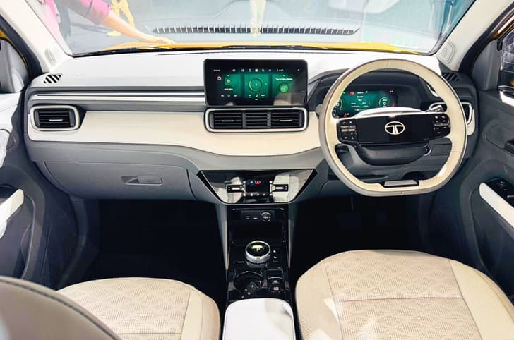 Tata Punch EV interior