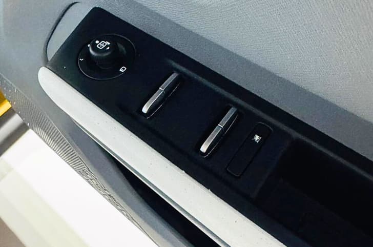 Tata Punch EV power window switches