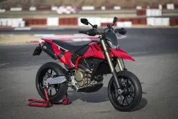 Front 3/4th of Ducati Hypermotard 698 Mono
