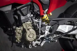 Engine on the Ducati Hypermotard 698 Mono