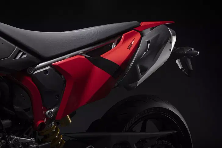 Tail section of the Ducati Hypermotard 698 Mono